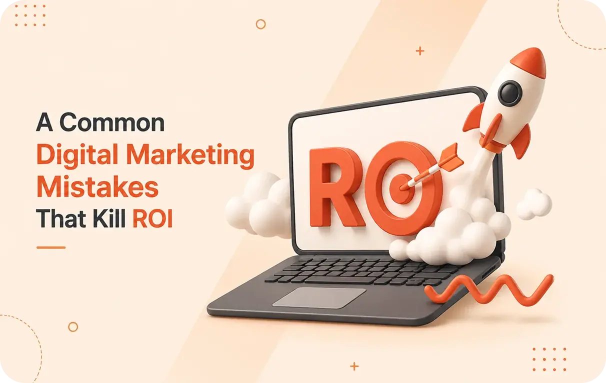 Common Digital Marketing Mistakes That Kill ROI
